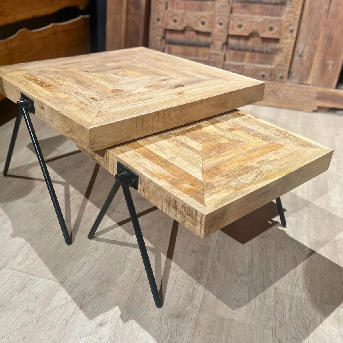 Une table basse artisanale